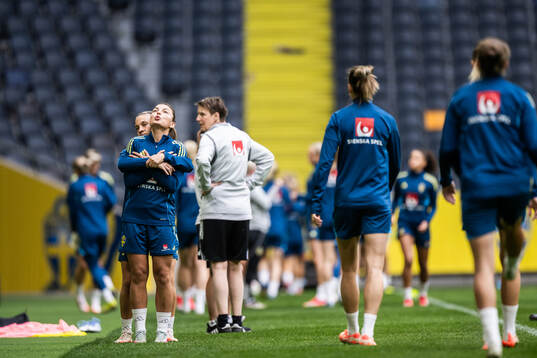 Julia Zigiotti Olme and Johanna Rytting Kaneryd of the