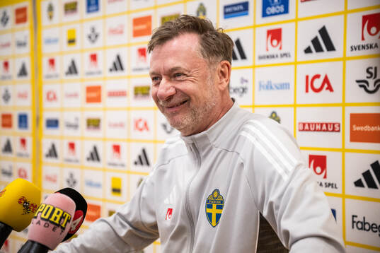 Head coach Peter Gerhardsson of the Swedish women’s