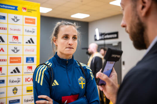 Nathalie Björn of the Swedish women’s national football