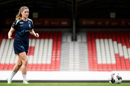 Maren Mjelde of the Norwegian women's national football team