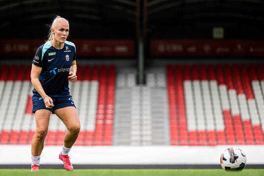 Maria Thorisdottir of the Norwegian women's national