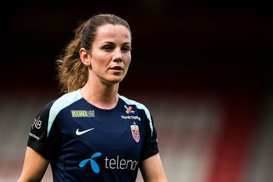 Tuva Hansen of the Norwegian women's national football team