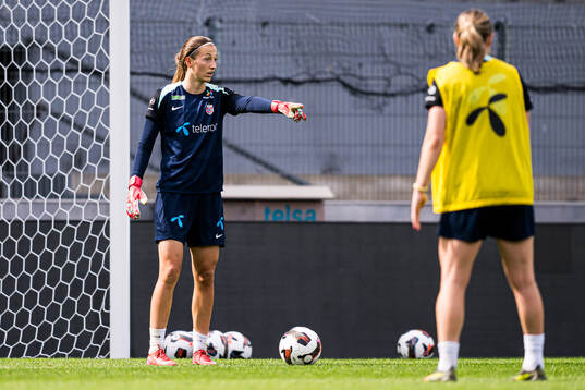 Cecilie Hauståker Fiskerstrand of the Norwegian women's