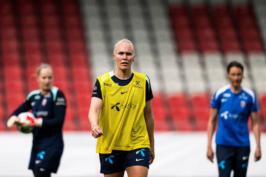 Maria Thorisdottir of the Norwegian women's national