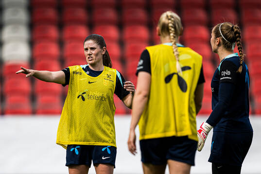 Maren Mjelde of the Norwegian women's national football team
