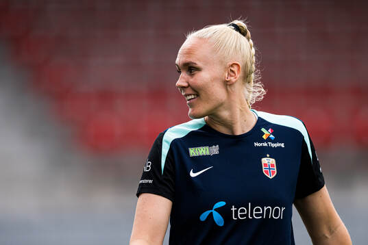 Maria Thorisdottir of the Norwegian women's national
