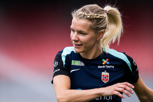 Ada Martine Stolsmo Hegerberg of the Norwegian women's