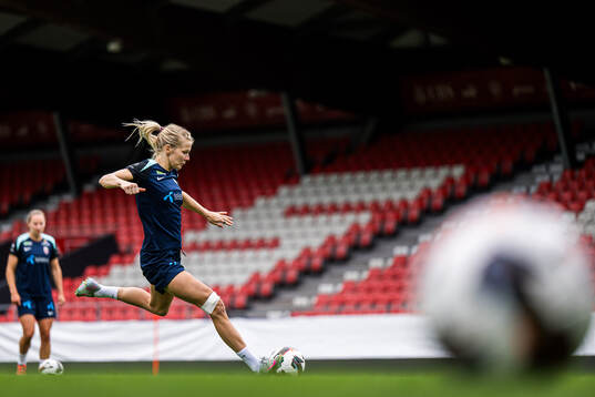 Ada Martine Stolsmo Hegerberg of the Norwegian women's