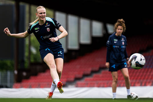 Karina Sævik of the Norwegian women's national football