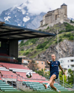 Lisa Fjeldstad Naalsund of the Norwegian women's national