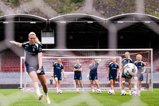 Sophie Román Haug of the Norwegian women's national