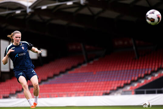 Signe Gaupset of the Norwegian women's national football