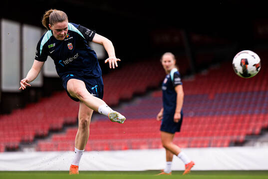 Signe Gaupset of the Norwegian women's national football