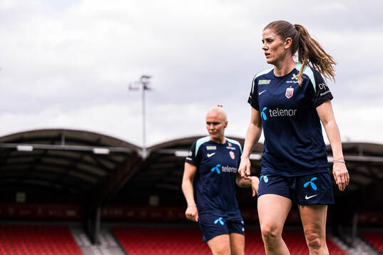 Maren Mjelde of the Norwegian women's national football team