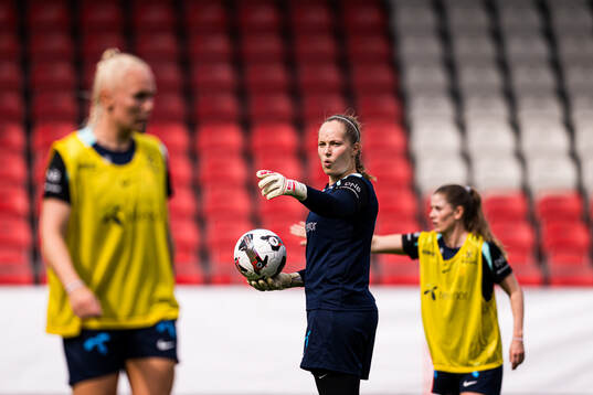 Aurora Mikalsen of the Norwegian women's national football