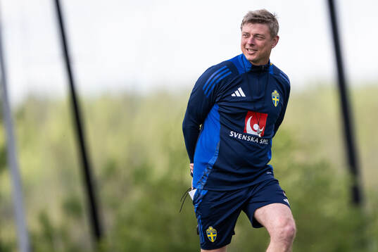 Head coach Jon Dahl Tomasson of the Swedish men's national