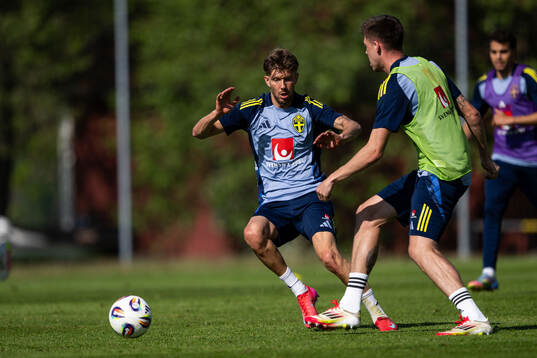 Anton Salétros of the Swedish men's national football team