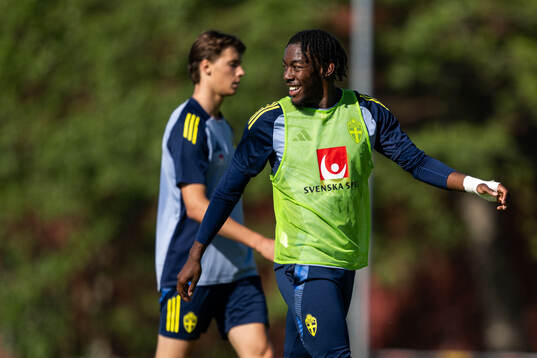 Anthony Elanga of the Swedish men's national football team