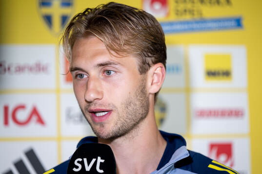 Benjamin Nygren of the Swedish men's national football team