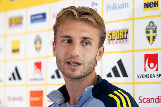 Benjamin Nygren of the Swedish men's national football team