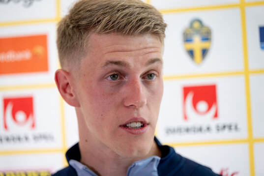 Alexander Bernhardsson of the Swedish men's national