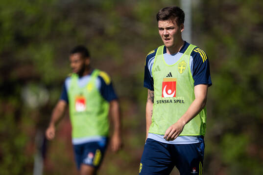 Emil Holm of the Swedish men's national football team