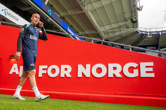 Leo Østigård of the Norwegian national football team