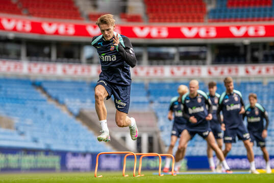 Martin Ødegaard of the Norwegian national football team