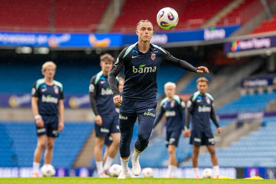 Thelo Aasgaard of the Norwegian national football team