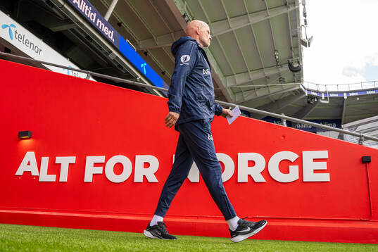 Ståle Solbakken, head coach of the Norwegian national