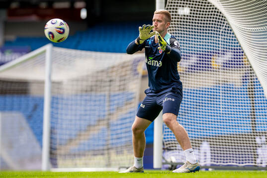 Goalkeeper Egil Selvik of the Norwegian national football