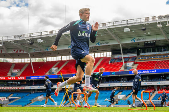 Marcus Holmgren Pedersen of the Norwegian national football