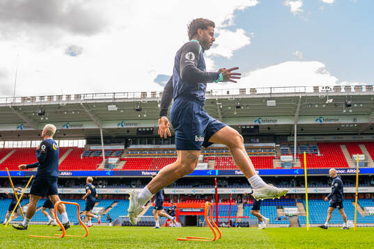Aron Dønnum of the Norwegian national football team