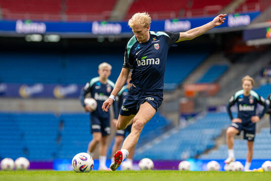 Morten Thorsby of the Norwegian national football team