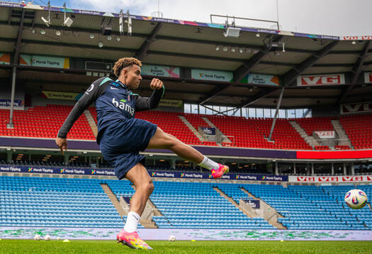 Antonio Nusa of the Norwegian national football team