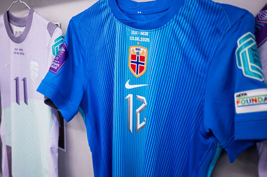 Shirt of goalkeeper Selma Panengstuen of Norway