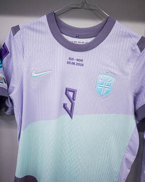 Shirt of Karina Sævik of Norway