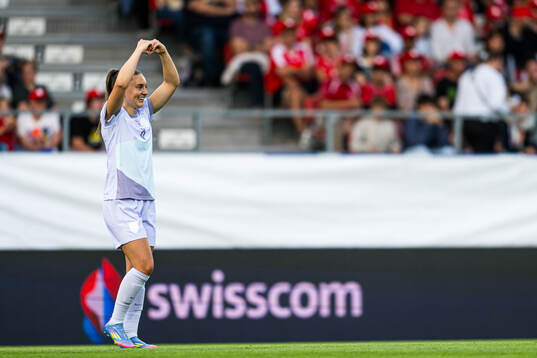 Vilde Bøe Risa of Norway celebrates