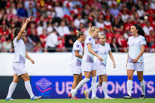 Vilde Bøe Risa of Norway celebrates