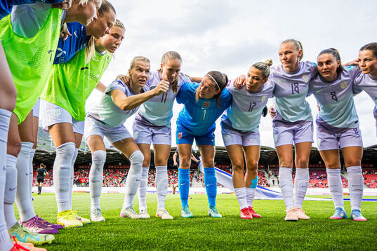 Ada Hegerberg, Guro Reiten, goalkeeper Cecilie