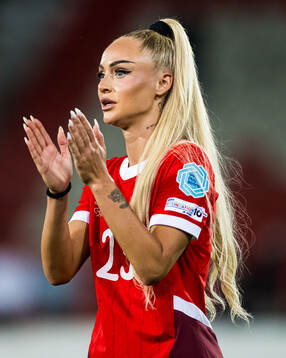 Alisha Lehmann of Switzerland