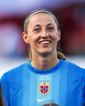 Goalkeeper Cecilie Fiskerstrand of Norway
