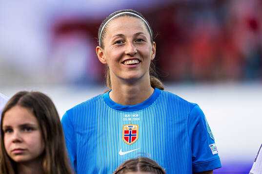 Goalkeeper Cecilie Fiskerstrand of Norway
