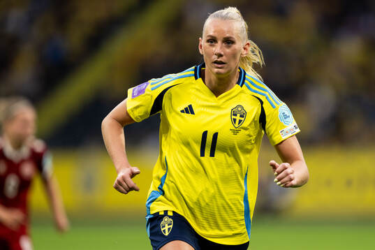 Stina Blackstenius of Sweden
