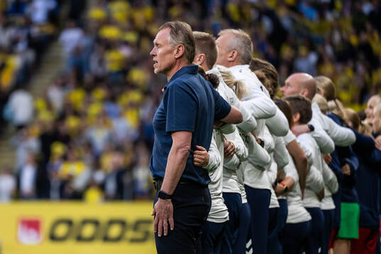 Head coach Andreé Jeglertz of Denmark