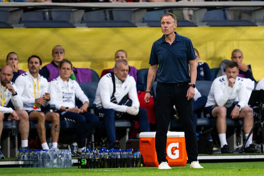 Head coach Andreé Jeglertz of Denmark