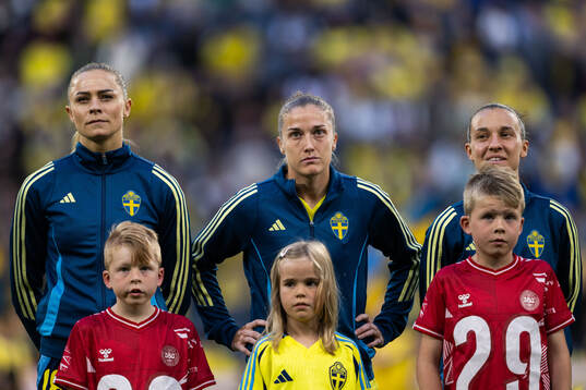 Fridolina Rolfö, Filippa Angeldahl and Julia Zigiotti Olme