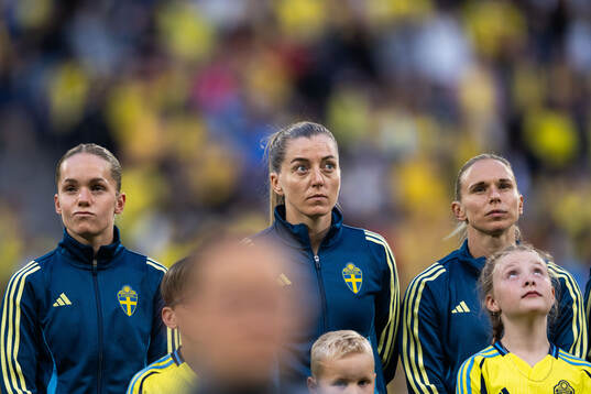 Hanna Lundkvist, Linda Sembrant and Jonna Andersson of