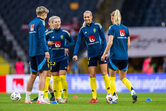 Rebecka Blomqvist and Ellen Wangerheim of Sweden