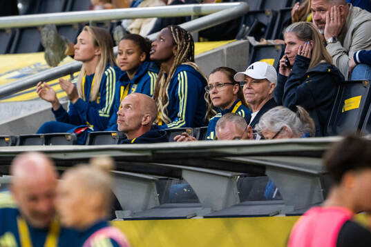 Magdalena Andersson, Felicia Schröder and Evelyn Ijeh of